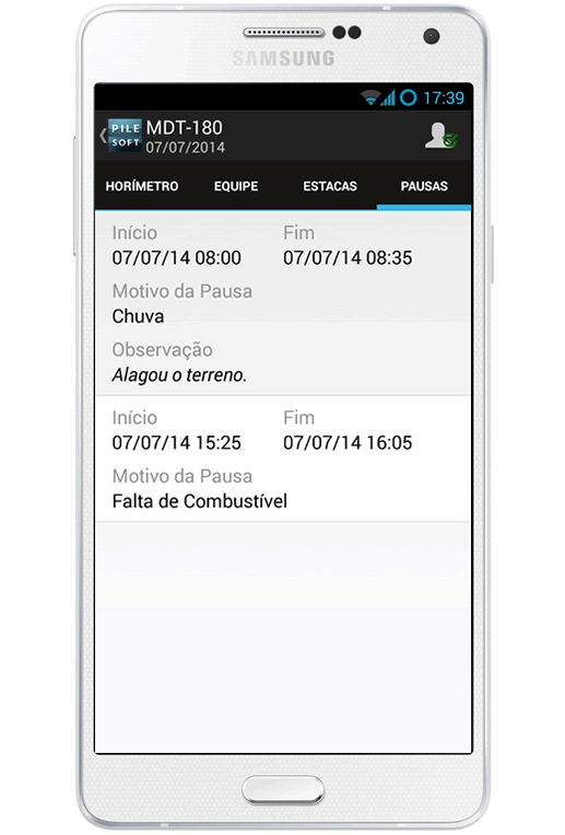 PILESOFT App for Client